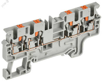 Колодка клеммная CP-MC 4 вывода 2,5мм2 серая YCT22-00-4-K03-002