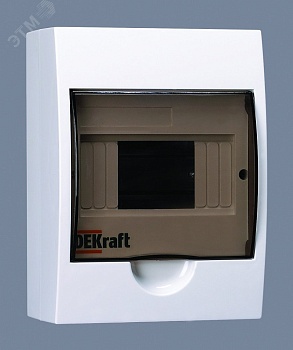 Корпус навесной ЩРН-П-6 20х15х10 6мод. IP41 пластик. 31009DEK