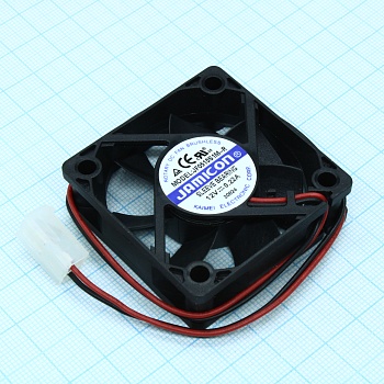 JF0515S1M-C-R - Вентилятор 12В 50х50х15мм, S 5000об/мин., 24.7м3/час, 31.7дБ, подшипник скольжения