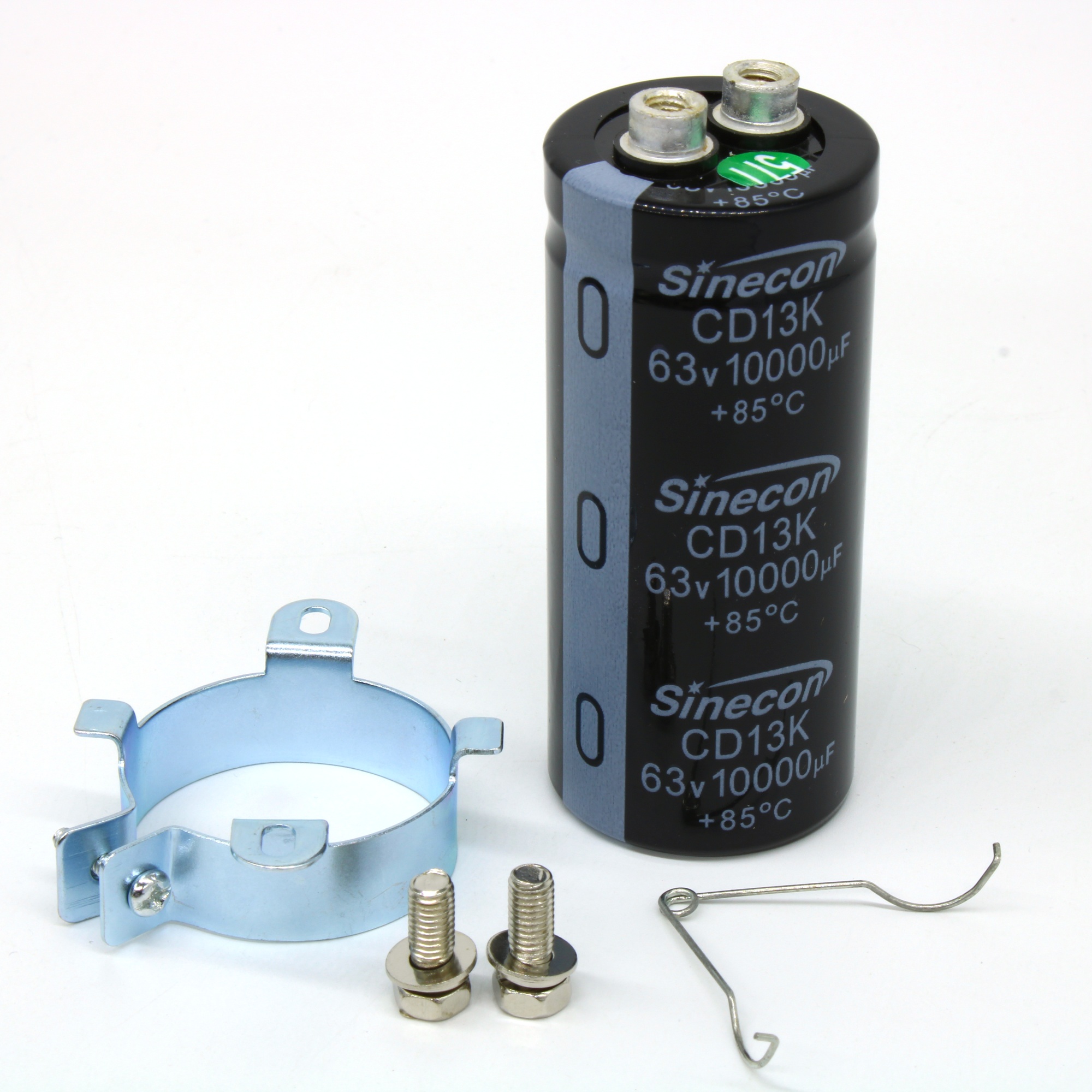 GBK103M1J35808ZVG5S00 - Конденсатор алюминиевый электролитический с выводами под винт 63VDC, 10000uF 20%, 35*80mm, 15000h, 10A