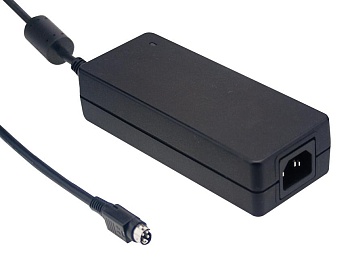 GST120A48-P1M - AC-DC, 120Вт, вход 85...264B AC 47...63 Гц, 127...370B DC, выход 48B/2.5A, изоляция 3000В AC, 167x67x35мм, -30...+70°С, сетевой разъём IEC320-C14, выходной разъем 11, диам. 5.5х2.5мм