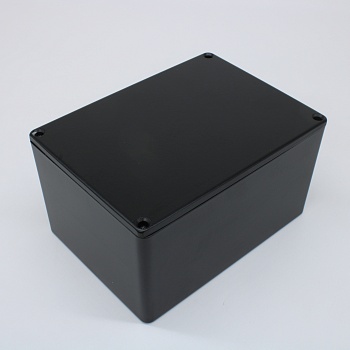 BS29BK - Герметичный алюминиевый корпус с прокладкой, IP66, черный