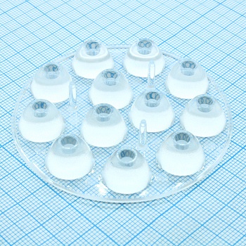 C11700_SANDRA-12-W - Круглая групповая линза под 12светодиодов, ~30°, D=67 mm   H=11,1 mm