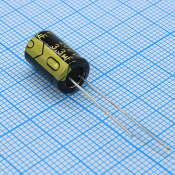 TS14010J471MSB040R - Конденсатор радиальный миниатюрный 470мкФ 6.3В ±20% 8*11 105°
