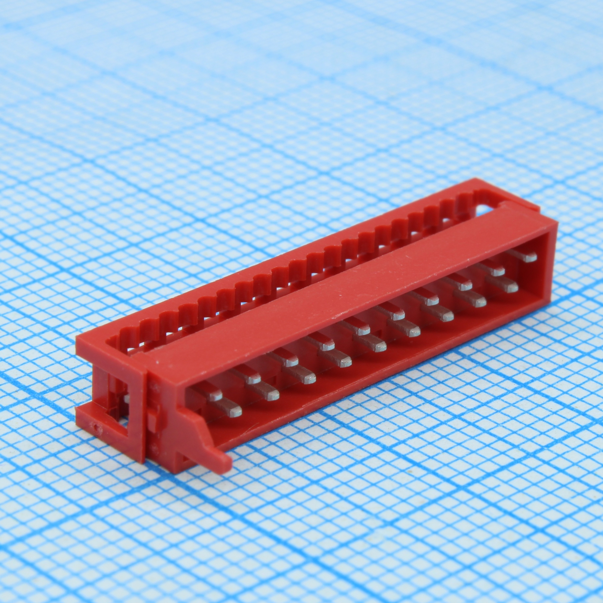 DS1015-01-20R6 - Вилка IDC Micro Match на плоский кабель 20 контактов шаг 2.54мм 100В, 1.5А