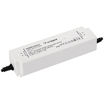 Блок питания ARPJ-KE421400A (60W, 1400mA, PFC) 021904 - Источник тока с гальванической развязкой для светильников и мощных светодиодов. Входное напряжение 220-240 VAC. Выходные параметры: 27-42 В, 1400 mА, 60 Вт. Встроенный PFC >0.95. Герметичный пластико