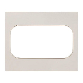 Рамка для розетки 2-м Стокгольм бел. PROxima EYM-G-304-10