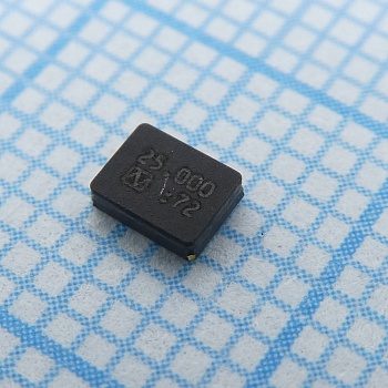 NX3225GA-25MHZ-STD-CRG-2 - Резонатор кварцевый для поверхностного монтажа 3.2х2.5х0.75мм, -40°С...+85°C, стабильность 30/20ppm, 8пФ 25МГц