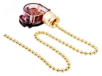 Выключатель для настенного светильника, gold - с цепочкой 270мм Gold