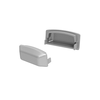 Заглушка ARH-WAVE глухая 025000 - Заглушка глухая для профиля ARH-WAVE-2000. Материал пластик, серый.