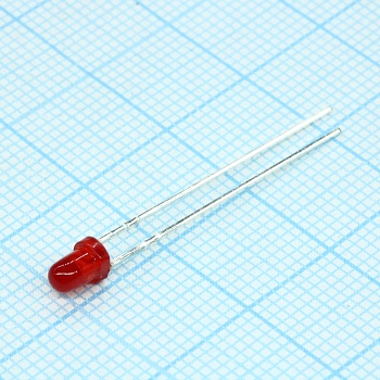 L-34ID - Светодиод 3мм/красный/625нм/8-25мкд/60°