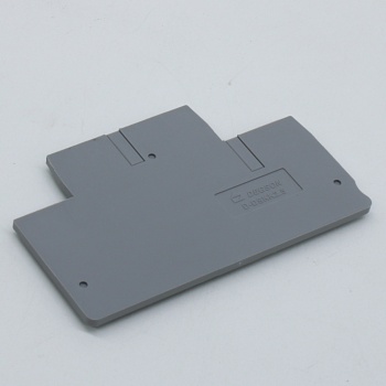 D-DSKK2.5-01P-11-00ZH - Пластина торцевая для клеммника на DIN-рейку