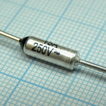 ZH103-121°(15A) - Термопредохранитель аксиальный 121°(15A)