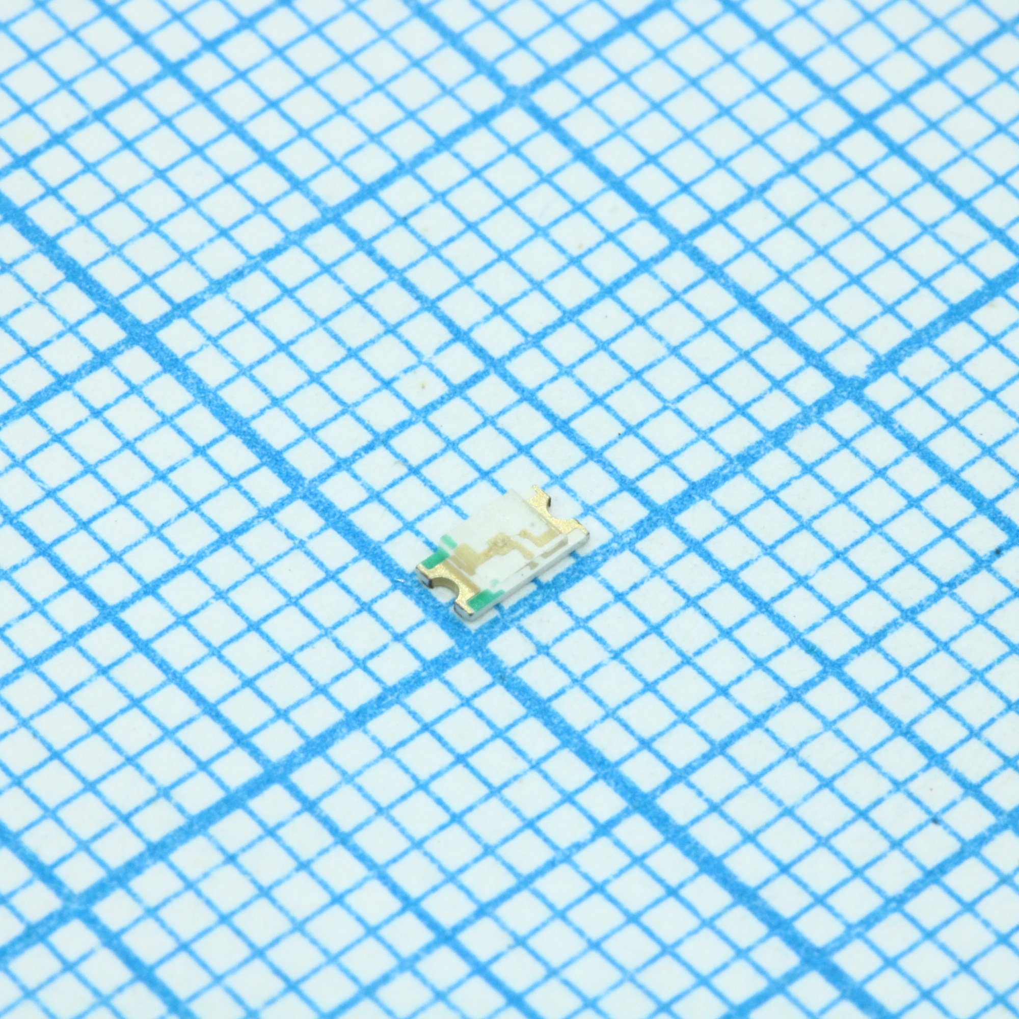 HL-PC-3216U51GC - Светодиод smd 3,2х1,6мм/зеленый/520нм/780-800мкд/2.6-3.4v, If=20mA/прозрачный/130°