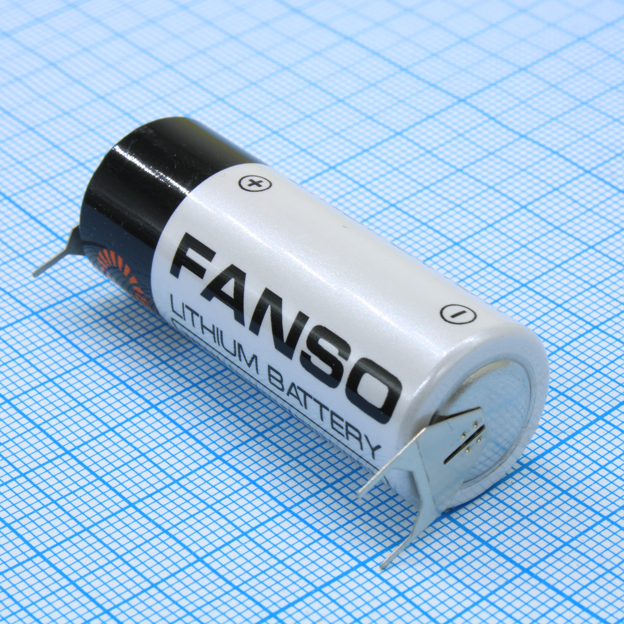 ER18505H/3PF - Li, SOCl2 батарея типоразмера A, 3.6В, 3.8Ач, приваренные выводы, -55...85 °C