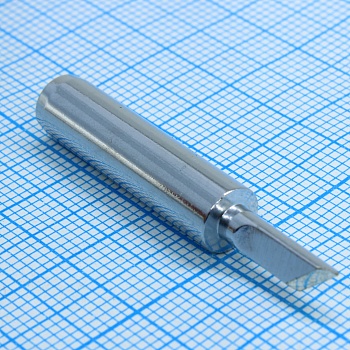 T900-SK - Жало для паяльной станции ST80/AT937/AT989/AT989D/ST8802/AT8502D скошенный под 45° резец 3.3мм толщиной 2мм