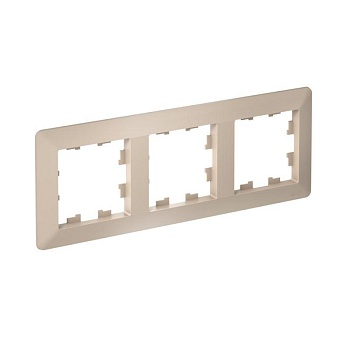 ATLASDESIGN AIR 3-постовая РАМКА, ПЕСОЧНЫЙ/дымчатый белый ATN221203