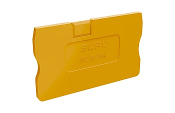 Торцевая крышка TP2.5-2-OG-EA - Торцевая крышка для клемм TP2.5-2..., цвет: оранжевый