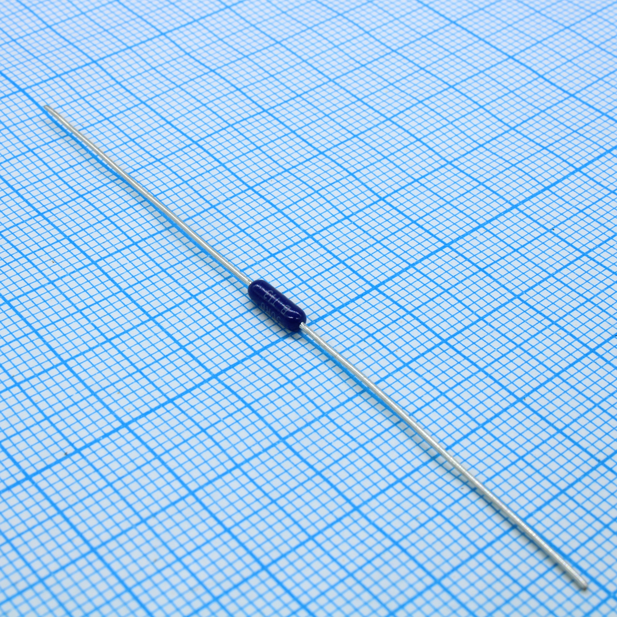 PTF5650R000BYEK - Резистор металлопленочный прецизионный 50Ом ±0.1% 0.125Вт ±10ppm/°C аксиальный россыпь