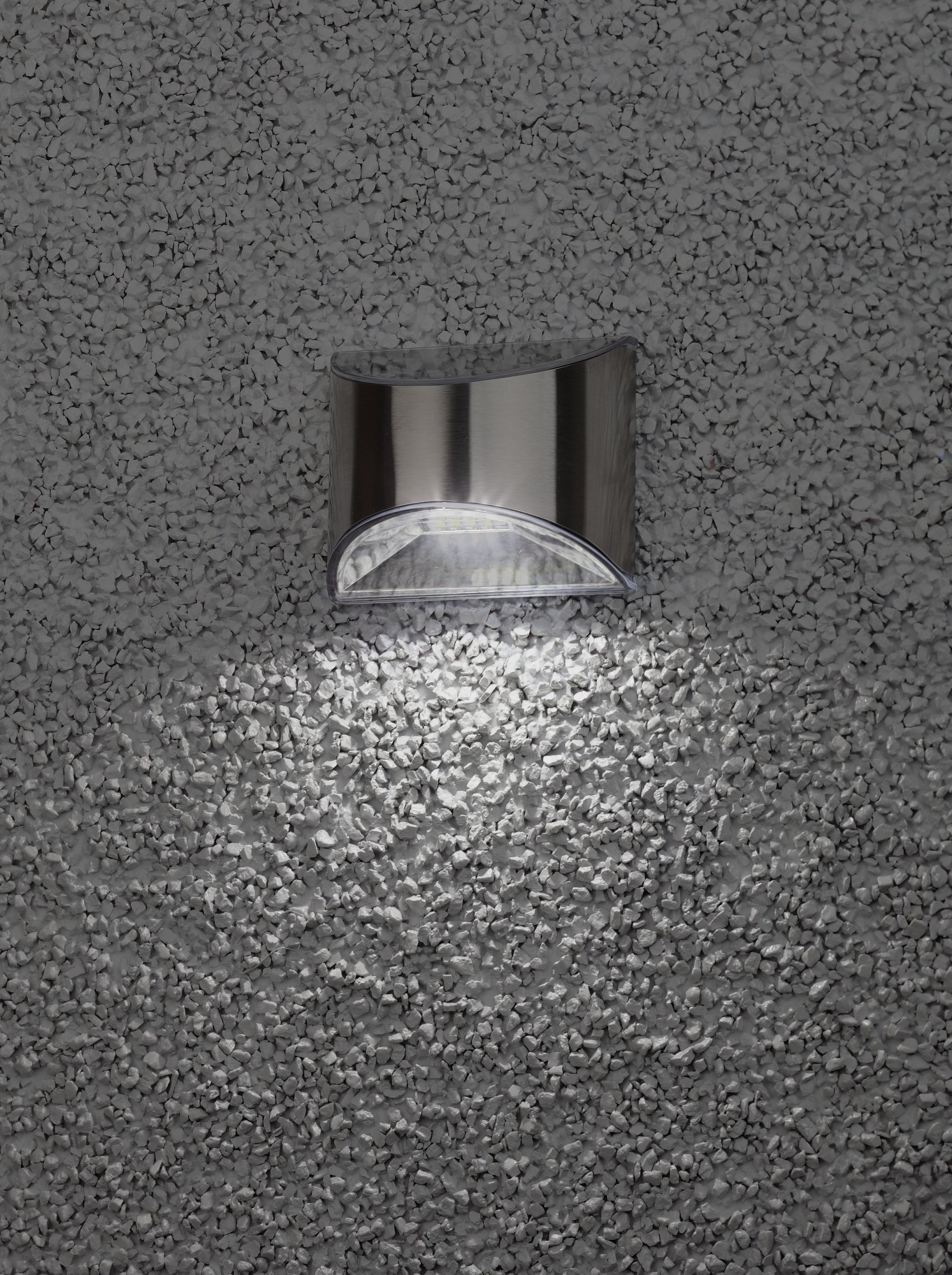 Подсветка фасадная ERAFS024-38 Хром 4LED 7лм солнечная батарея Б0044251