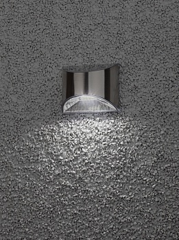 Подсветка фасадная ERAFS024-38 Хром 4LED 7лм солнечная батарея Б0044251