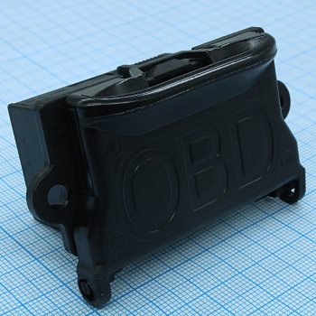 1418985-2 - Пластиковая крышка для разъема 1418984-1 / 1121501615DG001 с фиксацией на панели