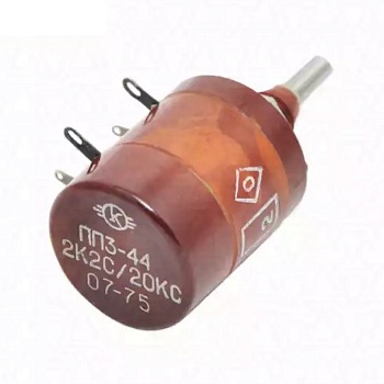 ПП3-44-10К ±10% - Резистор переменный проволочный 10кОм ±10% 3Вт
