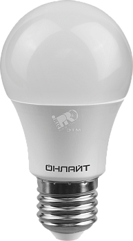 Лампа светодиодная LED 10вт Е27 теплый 19203