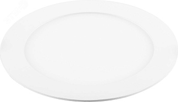 Светильник светодиодный ДВО-9w 4000K 720Лм slim белый 28503