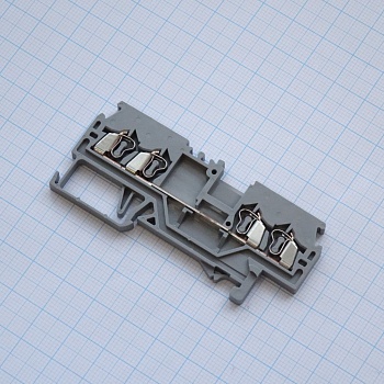 WS1.5-QU-01P-11-00A(H) - Четырехпроводные клеммники на DIN рейку для распределительных шкафов и щитов систем автоматического управления (САУ)
