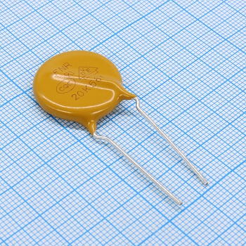 FNR-20K561 - Варистор 350Vac/455Vdc, 6500A, 560V(1mA), радиальные выводы, россыпь