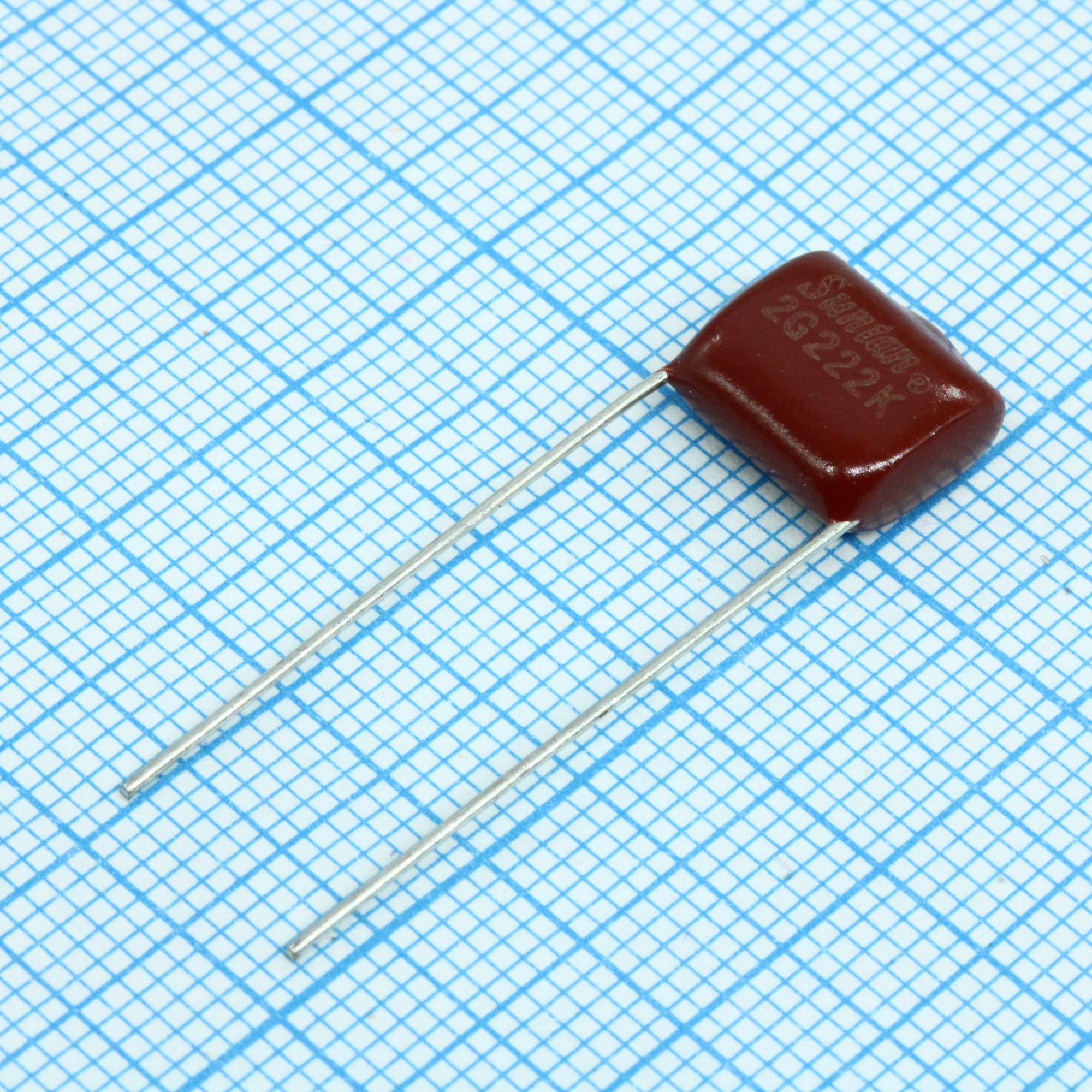 TS02002G222KSB0D0R - Конденсатор металлоплёночный полиэтилентерефталатный 2200пФ 400В ±10% (13х6х9мм) шаг выводов 10мм 85°С