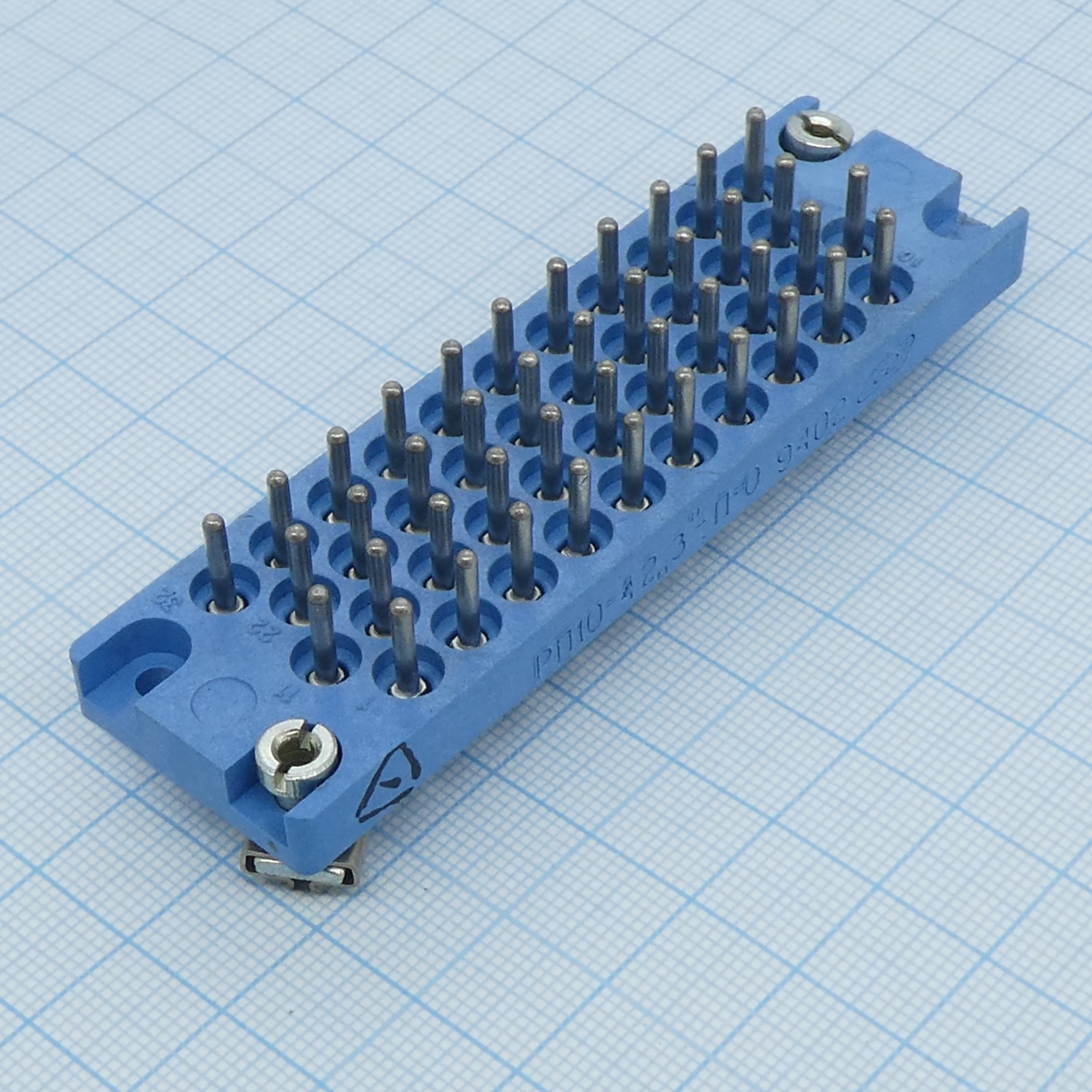 РП10-42 З-П-О вилка - Соединитель  низкочастотный, прямоугольный, внутреннего монтажа