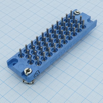 РП10-42 З-П-О вилка - Соединитель  низкочастотный, прямоугольный, внутреннего монтажа