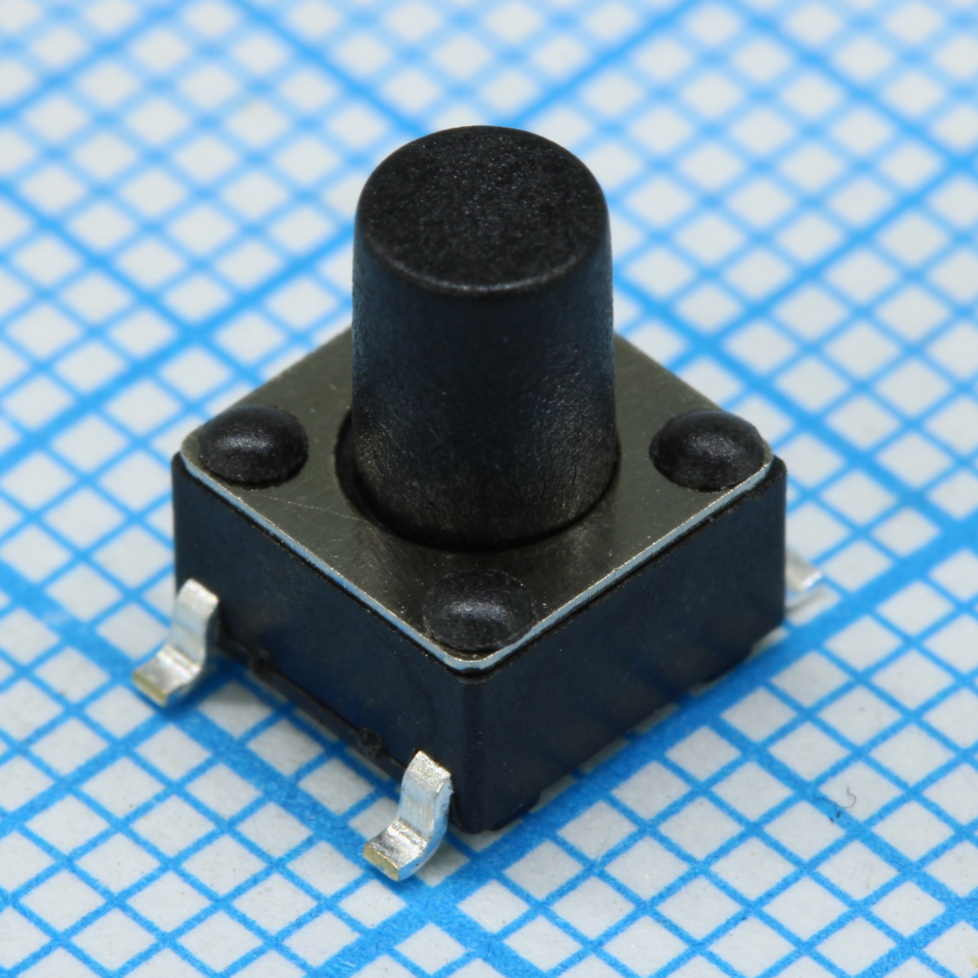 IT-1102WC8-160G-G - Кнопка тактильная 6х6х8мм 4 вывода для поверхностного монтажа 160гр