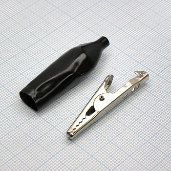 крокодил   8003 BLACK(1227) - зажим типа крокодил