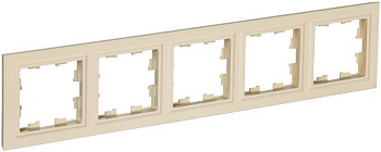 Рамка 5-м BRITE РУ-5-БрКр беж. BR-M52-K10