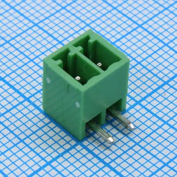 15EGTRC-3.5-02P-14-00 - Разъемный клеммный блок на плату, 2 контакта. Серия 15EGTRC-3.5
