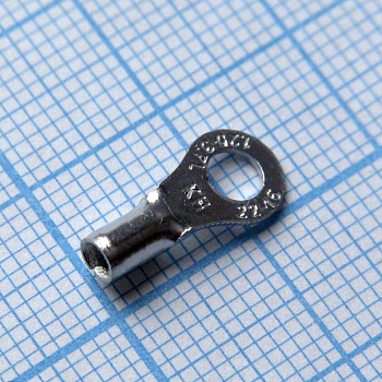 GRNB 1.25-3.7L - наконечник кабельный кольцевой без изоляции d=3.7мм, сеч. пров.0.5-1.5мм2