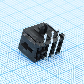 DS1073-04-2X3MRB6 - Разъем штыревой двухрядный угловой на плату