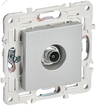 SKANDY Розетка TV оконечная SK-A12S серебряный IEK SK-A10-O-K23