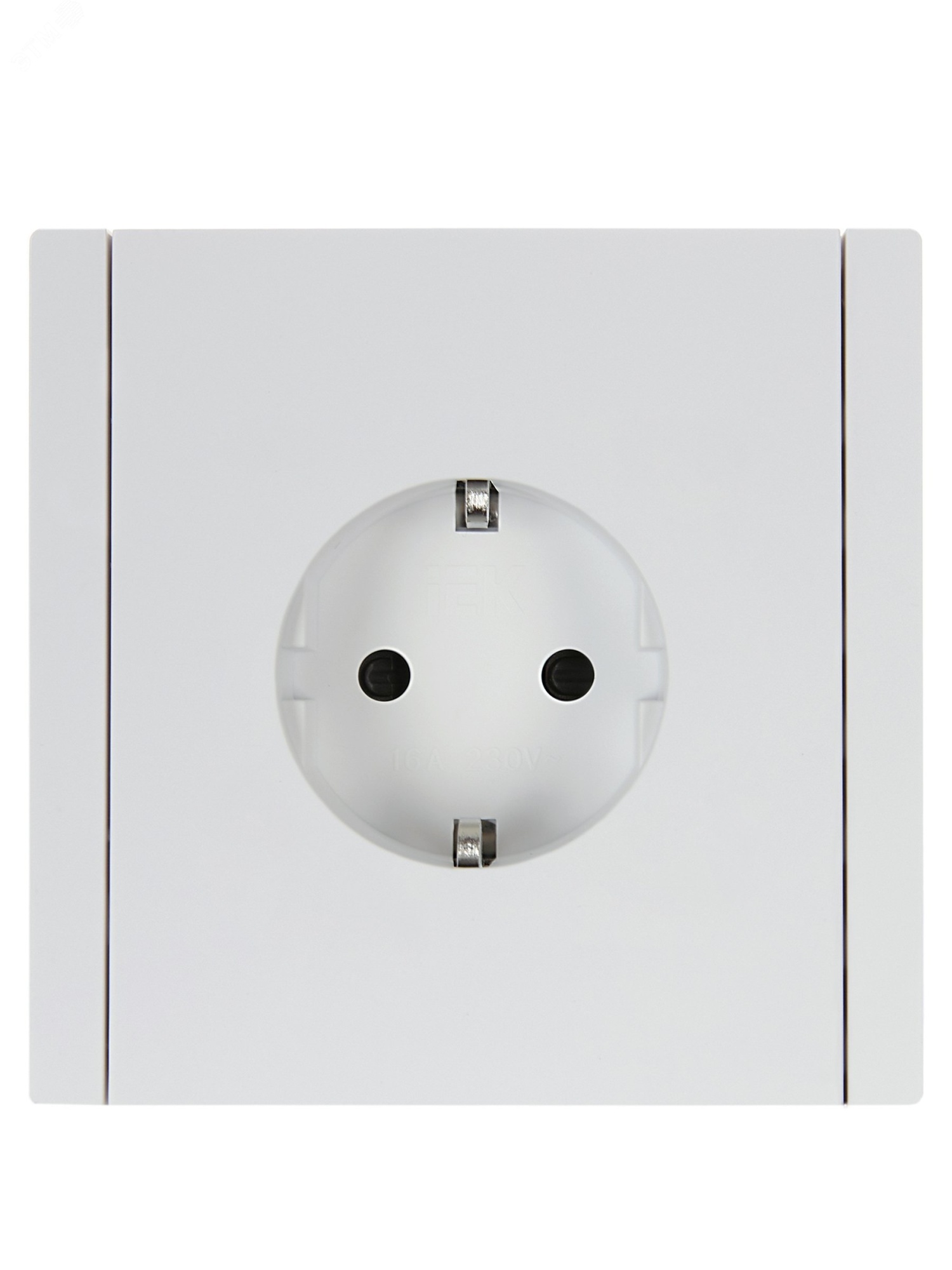 Розетка СП FORTE&PIANO FP215 16А с заземл. защ. шторки винт. крепл. бел. IEK FP-R14-16-K01