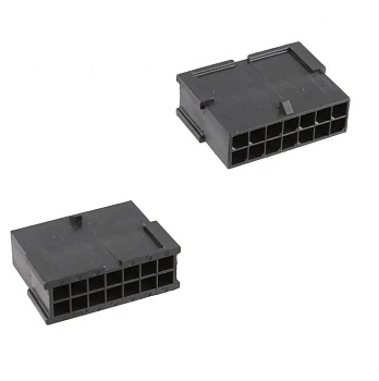 430201401 - Корпус разъема 2х7 контактов шаг 3мм