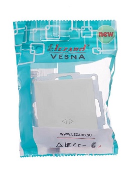 Выключатель промежуточный 1-кл. СП Vesna механизм бел. 742-0288-107