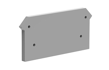 Торцевая крышка 216111 - Торцевая крышка для клемм TA16, цвет: серый