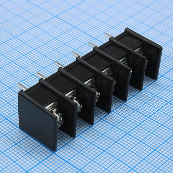 DG25S-B-06P-13-00A(H) - Барьерный клеммный блок 6 контактов. Серия DG25S-B