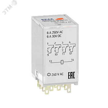 Реле промежуточное OptiRel G RP55-34-120-6-CO 348355