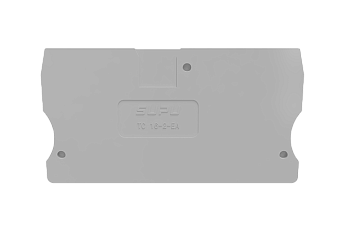 Торцевая крышка TC16-2-GY-EA - Торцевая крышка для клемм TC16-2-..., цвет: серый