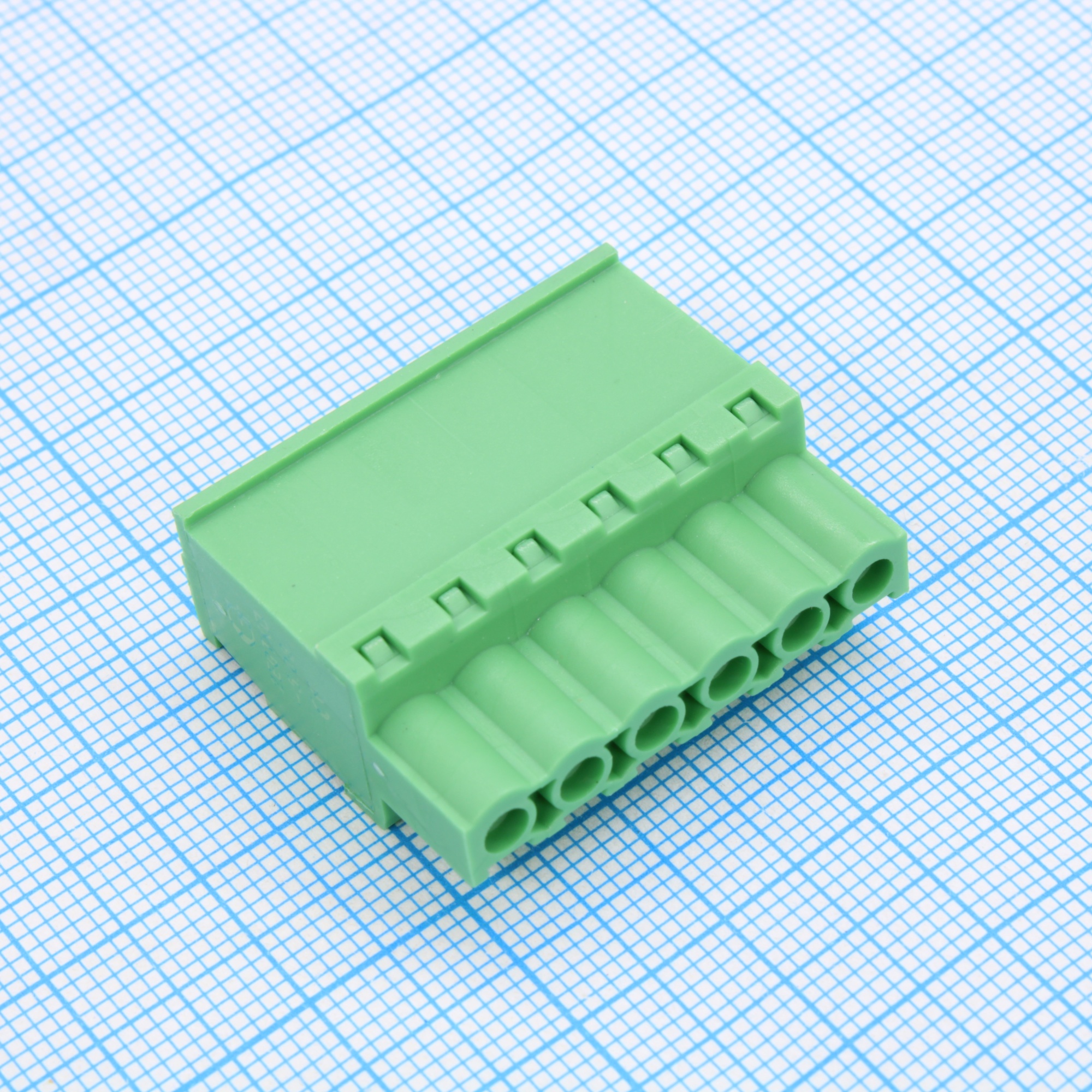 2EGTKA-5.08-06P-14-100 - Разъемный клеммный блок 6 контактов шаг 5.08мм