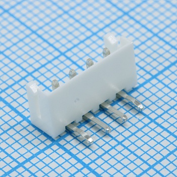 DS1069-01-4MRW6 - Разъем штыревой однорядный угловой на плату 4 контакта шаг 2.5мм